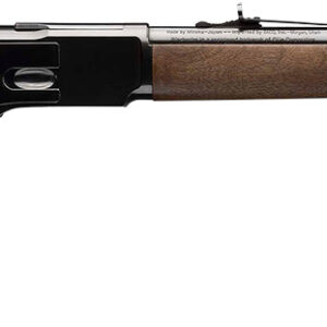 Winchester Repeating Arms 534200140 Model 1873 Short Rifle 44-40 Win 10+1 20" Blued Round Barrel, Rifle-Style Forearm & Cap, Walnut Straight Grip Stock w/Crescent Buttplate, Steel Loading Gate