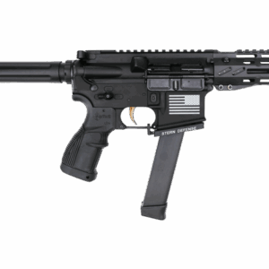FOSTECH TECH-15 HGA 9MM 4.5IN BBL MACH-2 4IN RL STERN MAGWELL ECHO II FLUTED TUBE  BLK PLANO AW CASE