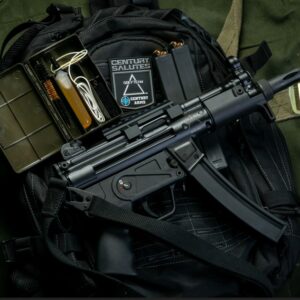 CENTURY ARMS AP5-P GREY TEAM 9MM COMES WITH SPEAR BACKPACK (3) 30RD MAGAZINES SLING CLEANING KIT FLASH HIDER OPTICS MOUNT AND LIMITED EDITION PATCH HG6035H-N