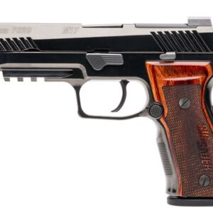 SIG SAUER P320 AXG M17HGA 9MM 4.7IN BBL NS OR HIGH POLISH DLC  AXG MOD GRP 17RD 2 21RD MAGS CUST WRK