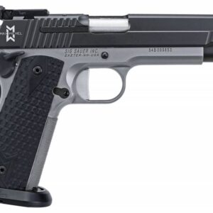 Sig Sauer 19119MAXM 1911 Full Size MAX Single 9mm Luger 5" 8+1 Black Hogue Custom G10 Grip Black Nitron Stainless Steel