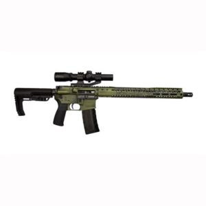SPEC15 RIFLE 16IN 5.56 BAZOOKA GREEN W/BURRIS TAC30 OPTIC