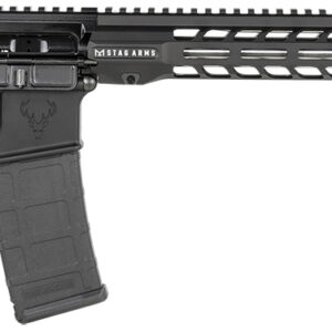 Stag Arms 15000611 Stag 15 3Gun Elite 5.56x45mm NATO 18" 30+1 Black Hard Coat Anodized Rec Black Adjustable Magpul SL-S Stock Black Magpul MOE Grip Right Hand