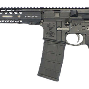 Stag Arms STAG15010611 Stag 15 3Gun Elite 5.56x45mm NATO 18" 30+1 Black Hard Coat Anodized Rec Black Adjustable Magpul SL-S Stock Black Magpul MOE Grip Left Hand