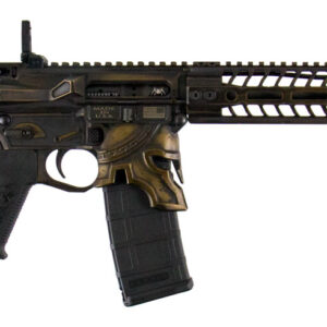 Spikes STR5610M2R Spartan Rifle  5.56x45mm NATO 16" No Magazine Bronze Cerakote Black 6 Position Magpul CTR Stock