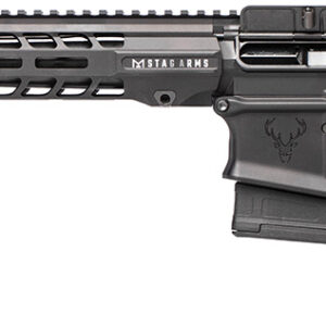 Stag Arms STAG10010142 Stag 10 Marksman 308 Win 18" 10+1 Black Hard Coat Anodized Rec Black Adjustable Magpul SL-S Stock Black Magpul MOE Grip Left Hand
