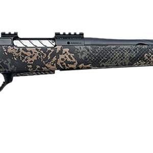Seekins Precision 0011710255-F Havak PH3 7mm Rem Mag 26" Black Fluted Threaded Barrel, Black Picatinny Rail Steel Receiver, Adj Cheek Riser Woodland Shadow Synthetic Stock