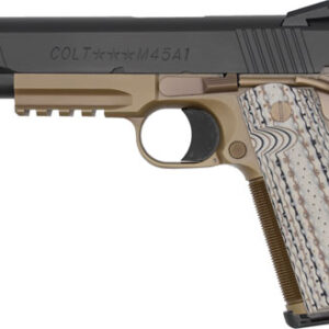 COLT GOVERNMENT CQB 45ACP 5" - 8RD TWO TONE NOVAK SIGHTS