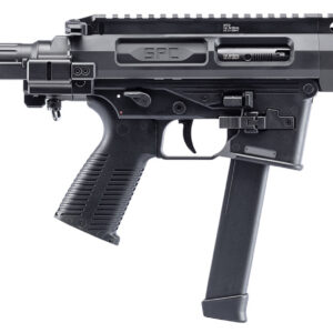 B&T Firearms 500003TBG SPC9  9mm Luger 33+1 9.10", Black, Tele Brace Adapter, Polymer Grip (Glock Mag Compatible)