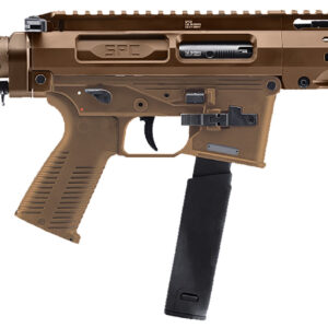 B&T Firearms BT500167ABCT SPC10  10mm Auto 30+1 8.90", Coyote Brown, Buffer Tube Brace, Polymer Grip, Tri-Lug Adapter (Glock Mag Compatible)