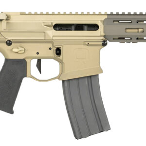Q LLC HB55610INPISTOLNB Honey Badger  223 Rem/5.56 NATO 10" Black Threaded Barrel, M-LOK Handguard, Black Anodized Aluminum Picatinny Rail Receiver, No Brace