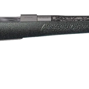 Nosler 47048 M48 Mountain Carbon 6mm Creedmoor 4+1 24" Carbon Fiber Wrapped Barrel, Tungsten Gray Cerakote Metal Finish, Granite Green Mountain Hunter Stock