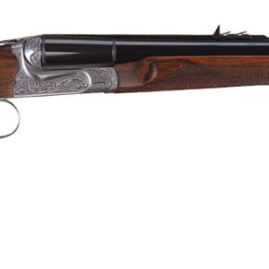 Sabatti SBCLB5E470EDL Big Five Classic EDL 470 Nitro Express Caliber with 2rd Capacity, 24" Blued Barrel, Silver Engraved Metal Finish & Oiled Walnut Stock Right Hand (Full Size)