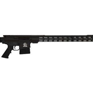 Great Lakes Firearms AR-10 243 Win 24" Threaded/Stainless w/Muzzle Brake 5RD Black/Stainless GL10243SS BLK
