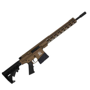Great Lakes Firearms AR-10 308 Win 18" Threaded/Nitride w/Muzzle Brake 10RD Black/Bronze GL10308 BRZ