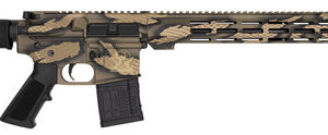 Great Lakes Firearms AR-15 223 Wylde (223/5.56) 16" Threaded 30RD Black/Sand Camo GL15223S SND