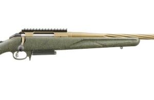 Ruger American Predator Gen II 300WM 22" Threaded/Muzzle Brake 3RD Green Splatter/Burnt Bronze 46945