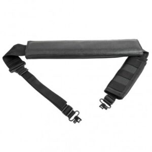 Shotgun Bandolier Sling W/Sling Swivels Blk