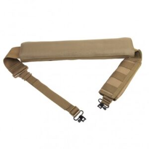 Shotgun Bandolier Sling W/Sling Swivels Tan