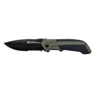 S&W Liner Lock Aluminum Folder OD Green