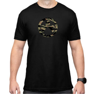 Magpul MAG1292-001-3XL Tiger Stripe Icon  Black Cotton/Polyester Short Sleeve 3XL