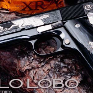 SK GUNS COLT 1911 GOVERNMENT SERIES 70 SOLO LOBO -.38 SUPER - 5" BARREL - BLUED/SILVER - LIMITED EDITION (Only 200 Made) - SKC-UT-LOBO-38