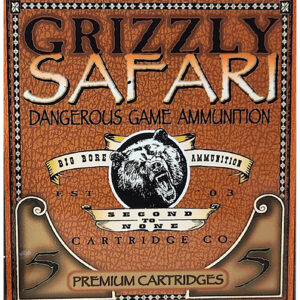 Grizzly Ammo GC5/416NE2   500-416NitroExpress 400gr Solid Brass 5 Per Box/10 Case