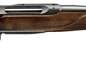 Sauer 80117100 505 Lux Full Size 270 WSM 3+1 24" Matte Blued Threaded Barrel, Matte Blued Saddle Mount Steel Receiver, Grade 5 Wood Fixed Stock