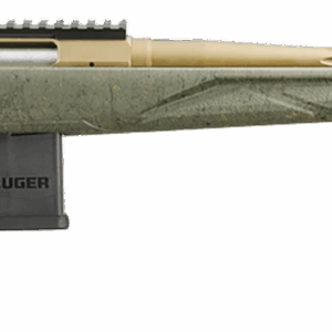Ruger American Rifle Gen II Predator 223 Remington 22" Threaded Spiral Fluted Green Spatter/Burnt Bronze 46939