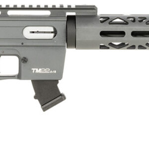 Rock Island TM2218SGREY TM22  22 LR 10+1 18" Barrel, Threaded Muzzle, Exclusive Sniper Gray Anodized Metal Finish, 7075-T6 Aluminum Receiver, M-Lok Handguard, Synthetic Stock