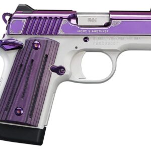 Kimber Micro 9 Amethyst 9MM 3" 7RD Silver/Purple w/Laser Engraving 3300214