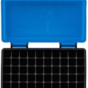 Berry's 53852 Ammo Box  9mm/380ACP Blue/Black Polypropylene 50rd