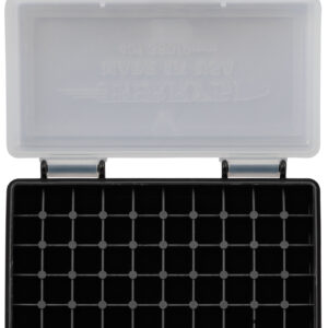 Berry's 71933 Ammo Box  9mm/380ACP Clear/Black Polypropylene 50rd