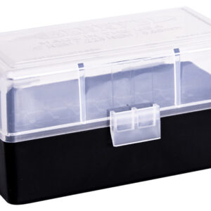 Berry's 79462 Ammo Box  223Rem/5.56NATO Clear/Black Polypropylene 50rd