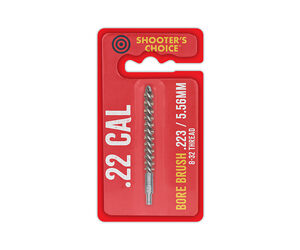 SHOOTERS CHOICE .22CAL BORE BRUSH 3"