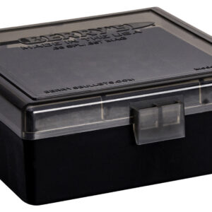 Berry's 75321 Ammo Box  38Special/357Mag Smoke/Black Polypropylene 100rd