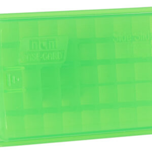 MTM Case-Gard P50SS9M16 Side-Slide Ammo Box  Multi-Caliber Handgun Clear Green Plastic 50rd