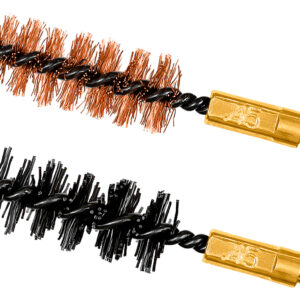 Otis FG345NB Bore Brush Set  44 Mag/458/45/460/450/454 Cal 8-32" Thread 2" Long Bronze/Nylon Bristles 2 Per Pkg