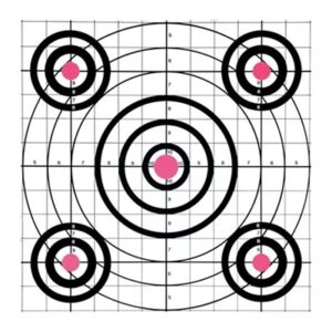 ORANGE & WHITE BULL TARGETS 12/PACK