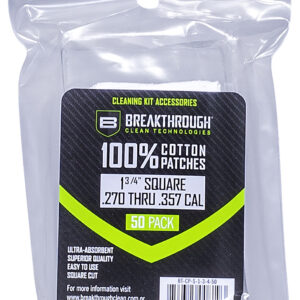 Breakthrough Clean BTCPS13450 Square Patches 270/357 Cal 1.75" 50 Pack