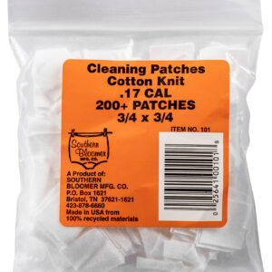 Southern Bloomer 101 Cleaning Patches  17 Cal Cotton 200 Per Pack