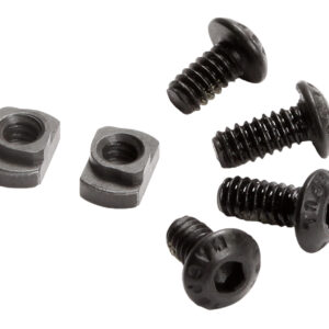 Magpul MAG615-BLK M-LOK T-Nut Replacement Set M-LOK Chromoly Steel Black Manganese Phosphate