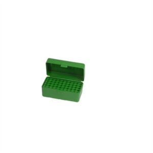 FLIP TOP RIFLE AMMO BOX 22 HORNET 50 ROUND GREEN