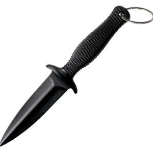 Cold Steel CS-92FBB FGX Boot Blade II 3.25" Fixed Plain Black Griv-Ex Blade/Black Checkered Kray-Ex Handle