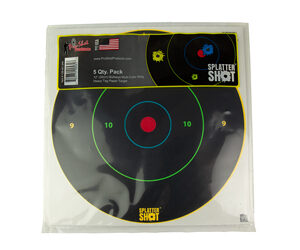 PROSHOT 12" MULTI CLR BULLSEYE 5PK