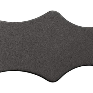 Cold Steel CS80STMB Micro Flight Thrower Fixed Plain Spear Point Black 550C Steel Blade/Handle