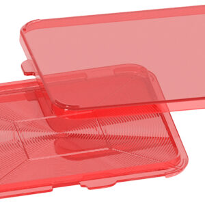MTM Case-Gard PFS Primer Flipper Square Red Plastic