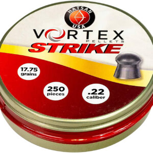 Hatsan USA HA90641 Vortex Strike Pellets 22Cal Lead Domed 250 Pellets