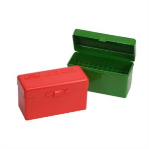 FLIP TOP RIFLE AMMO BOX 224 CLARK-9.3X57MM 60 ROUND RED