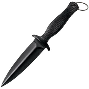 Cold Steel CS-92FBA FGX Boot Blade II 5" Fixed Plain Black Griv-Ex Blade/Black Checkered Kray-Ex Handle